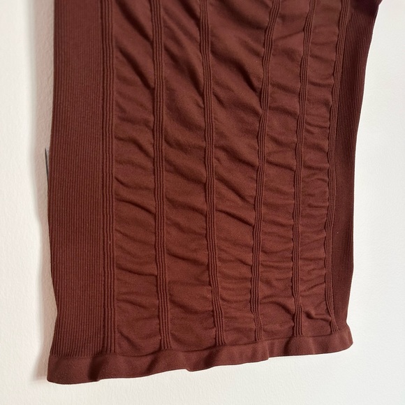 Intimately Free People Stay Here Chocolate Brown Seamless Tank Top - Picture 6 of 9